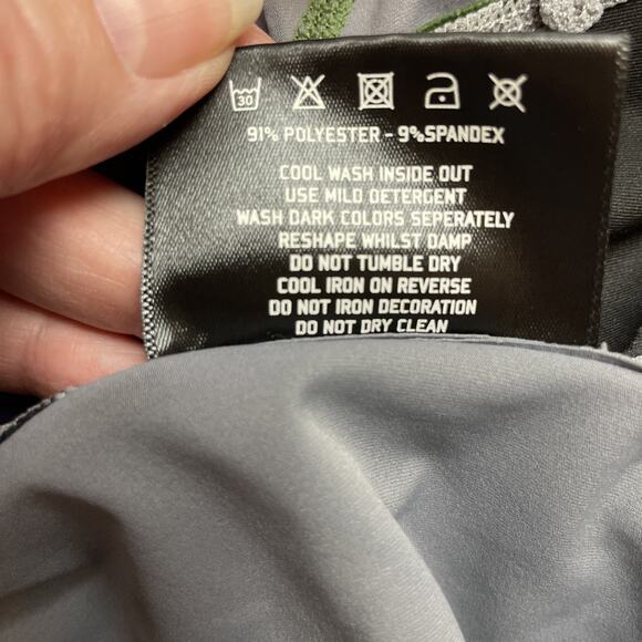 SUPERX Shirt Mens M Green Gray Long Sleeve Pockets Gym Superhero Athletic Active - Picture 5 of 11